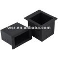 Molded silicone rubber container